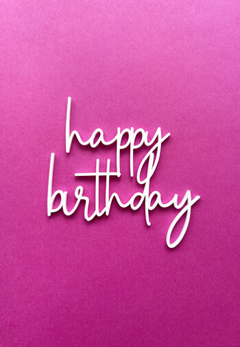 Dekor  happy birthday zdjęcie 2