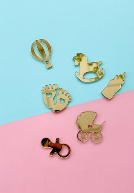 Komplet mini dekorów - Baby Boom