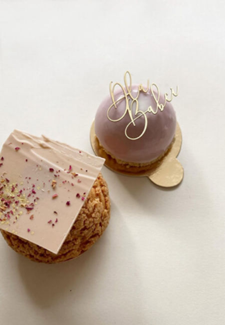 Kartonowy mini napis - Dla Babci/Dla Dziadka/Dla Dziadków