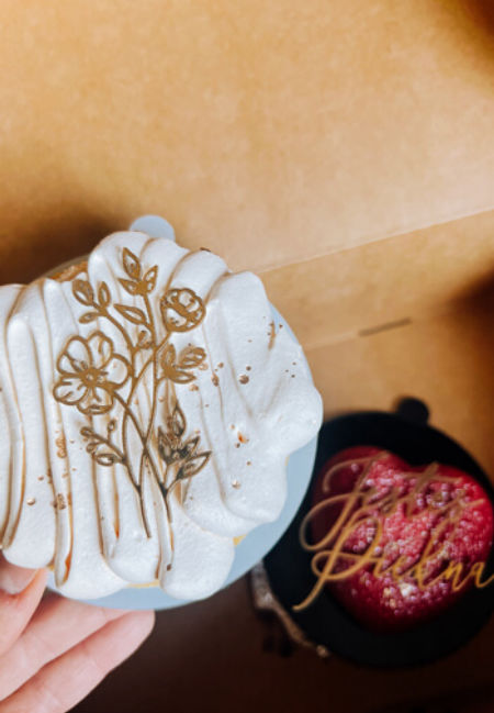 Kartonowy mini dekor - bukiet