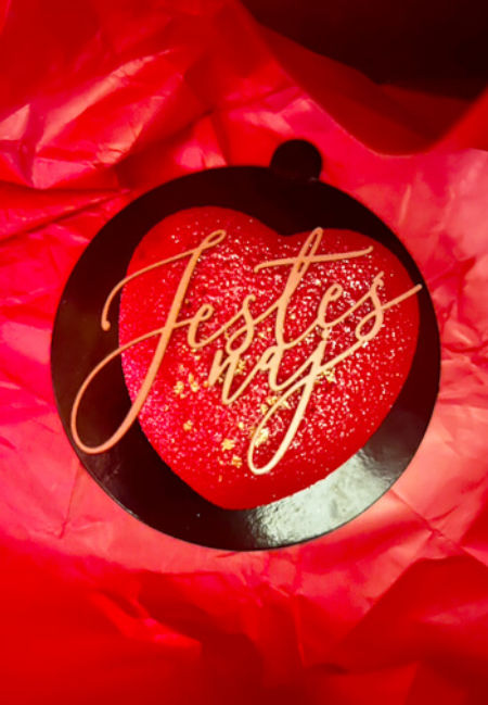 Kartonowy mini napis - Jesteś naj