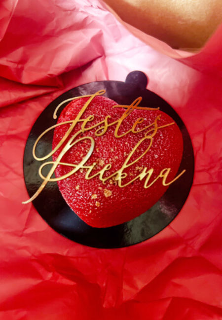 Mini kartonowy napis - Jesteś Piękna