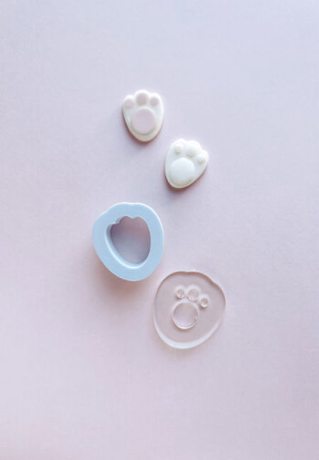 Szablon z wykrawaczem - Mini łapka zająca