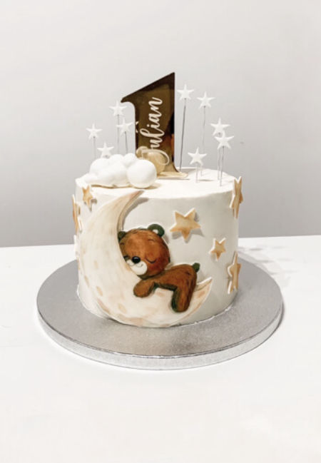 Topper na roczek - cyfra XL 1 + grawerowane imię