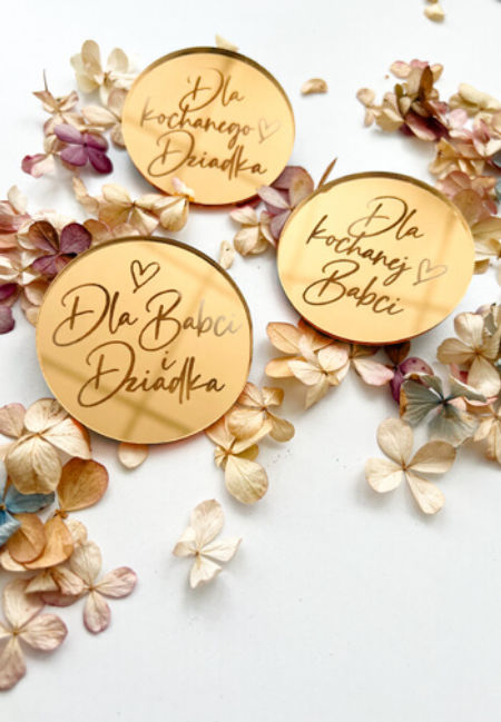 Lustrzane kółko na Dzień Babci i Dziadka