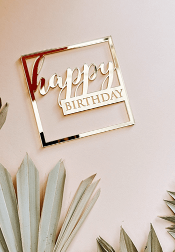 happy BIRTHDAY w ramce zdjęcie 1