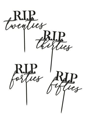 Topper - R.I.P. twenties/R.I.P thirties/R.I.P forties/R.I.P. fifties zdjęcie 3